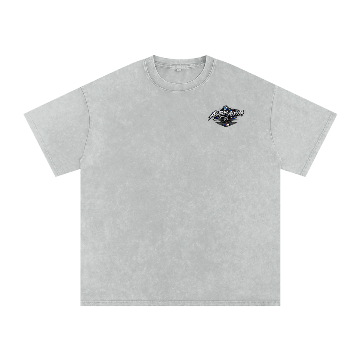 Snow Washed Oversized  BMW F82 Cotton T-Shirt