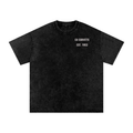 Snow Washed Oversized C8 CORVETTE Cotton T-Shirt