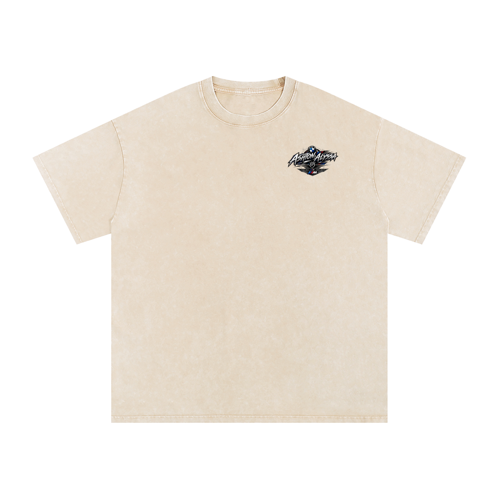 Snow Washed Oversized  BMW F82 Cotton T-Shirt